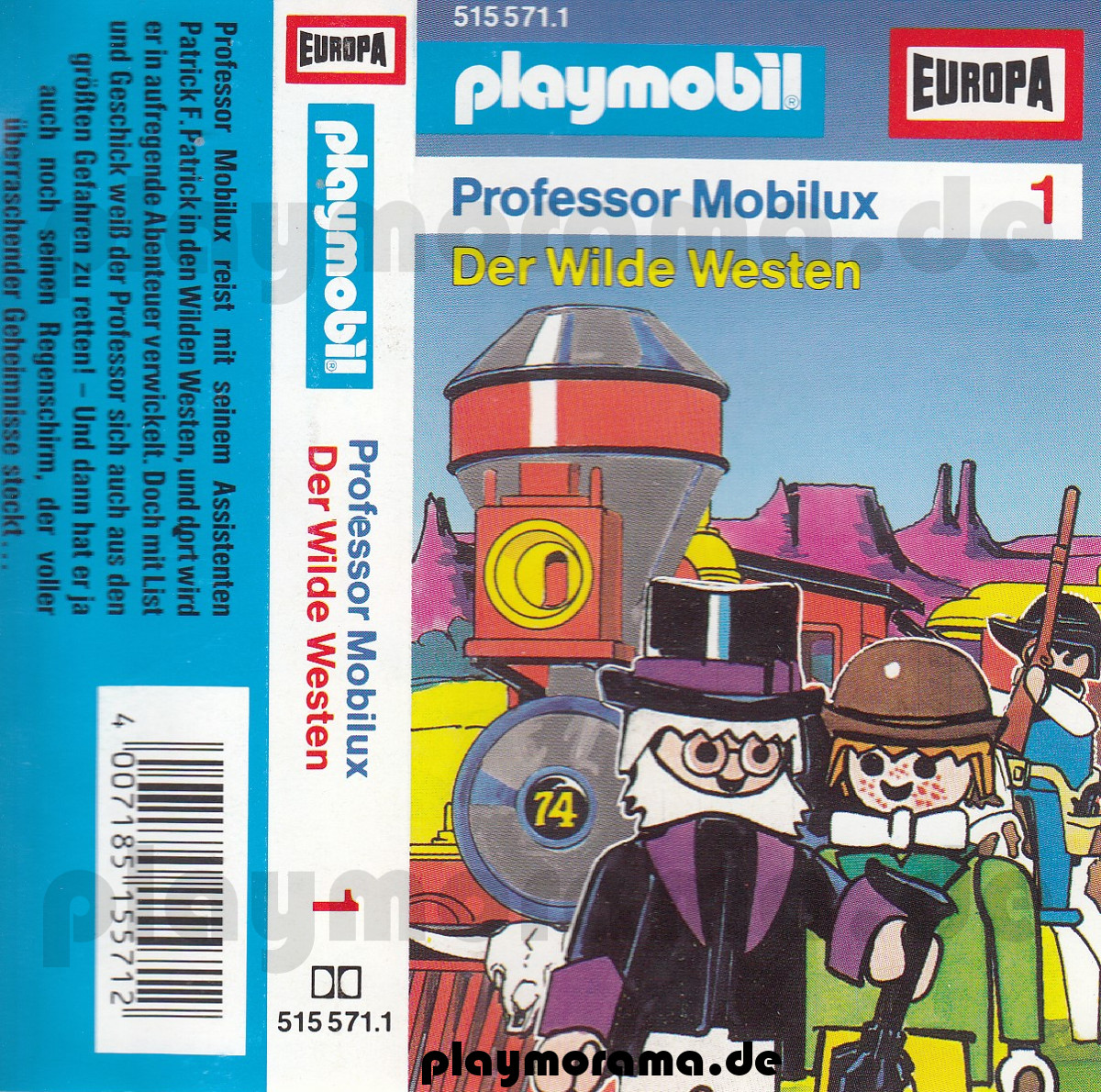 Cover Folge 1 der MC Professor Mobilux - Der Wilde Westen