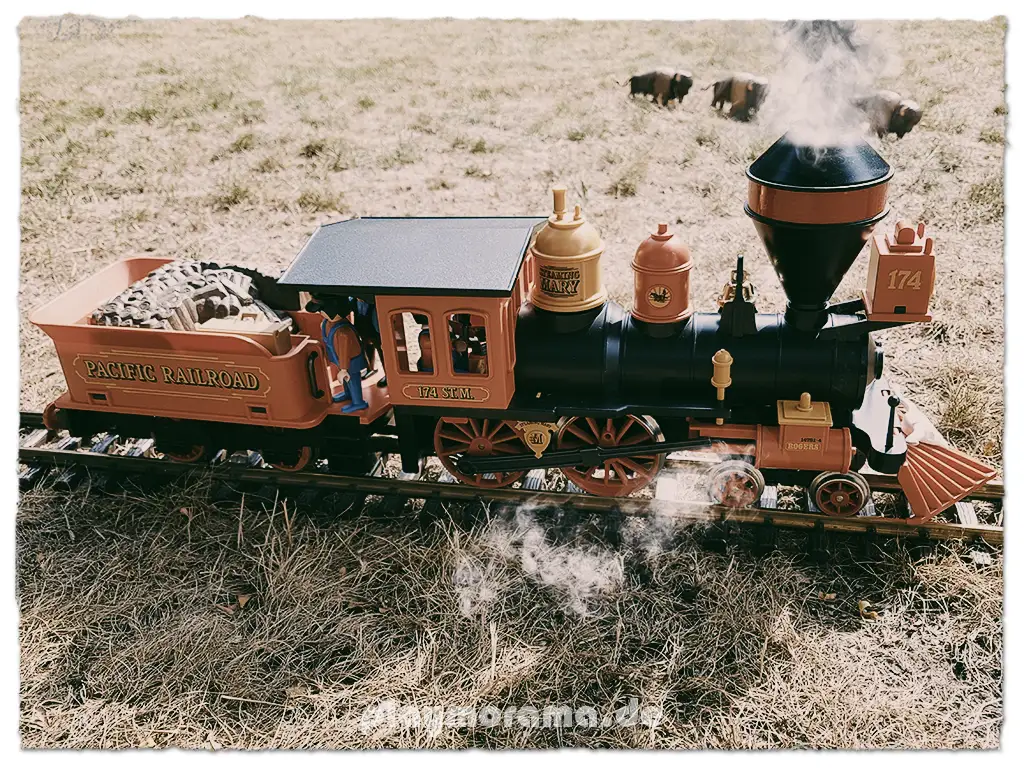 Playmobil Westernlok mit Tender Steaming Mary 4054