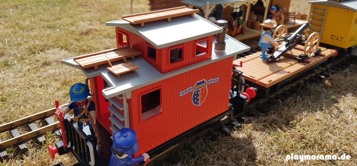 Playmobil WesternEisenbahnLGB Teile aus Waggon Caboose 4123 zum aussuchen 