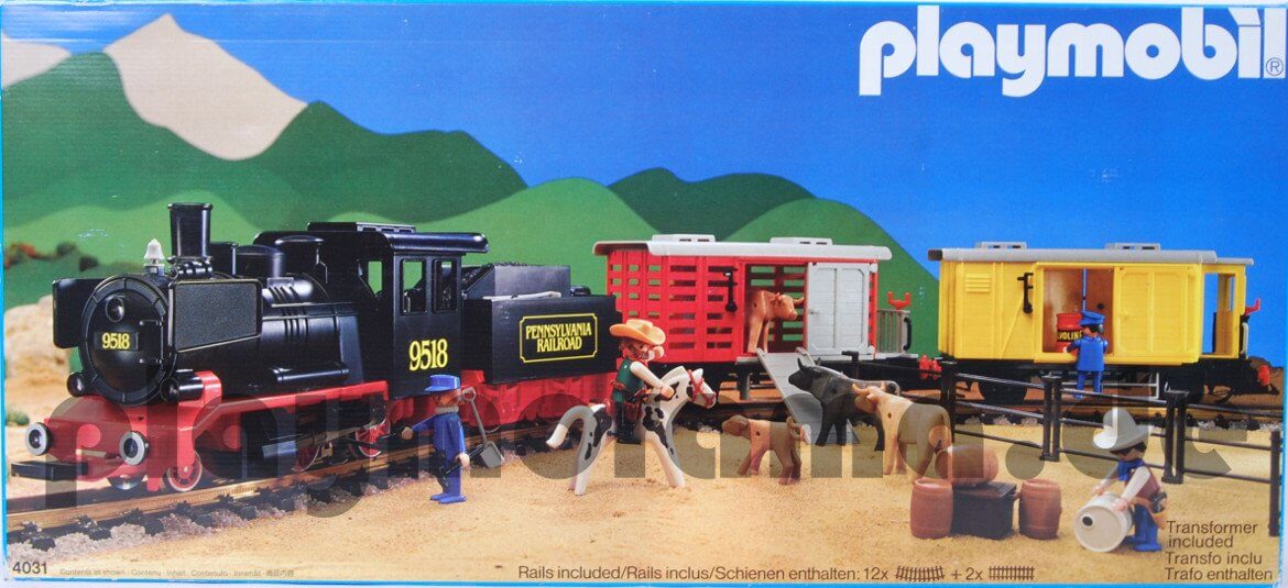 Playmobil Schlepptenderlok Frachtzug 4031 - In Deutschland sehr Wertvoll, da es diesen nur in den USA und in Großbritannien zu kaufen gab.
