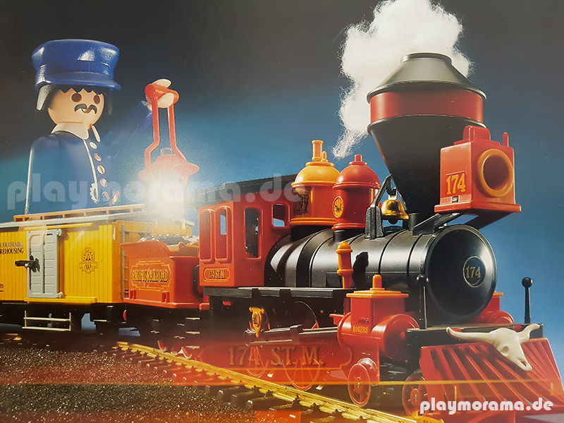 Illustration Western Eisenbahn Steaming Mary