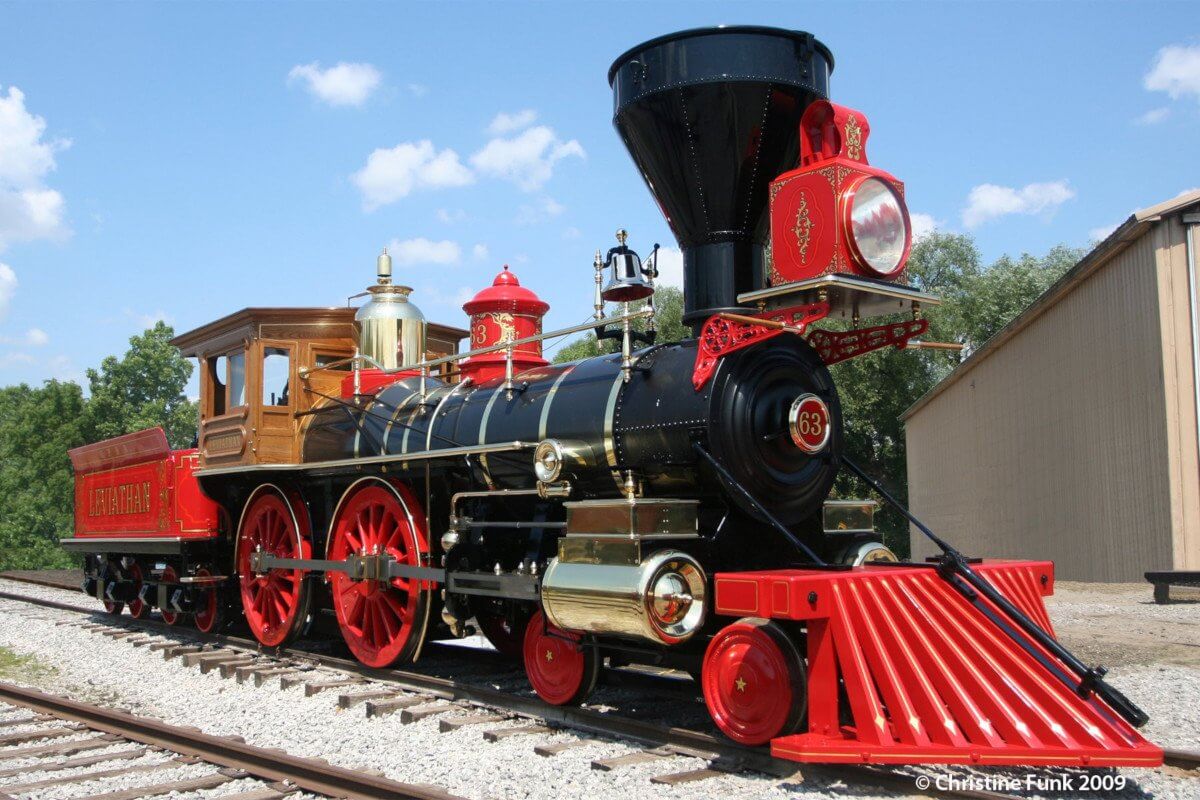Das Vorbild und die Vorlage der Playmobil Western Lok "Steaming Mary"