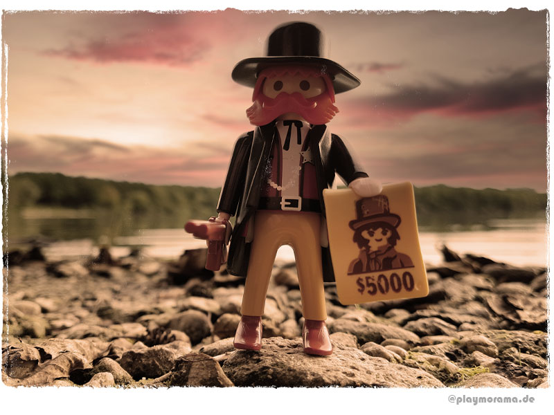 Der Playmobil Sheriff mit Steckbrief