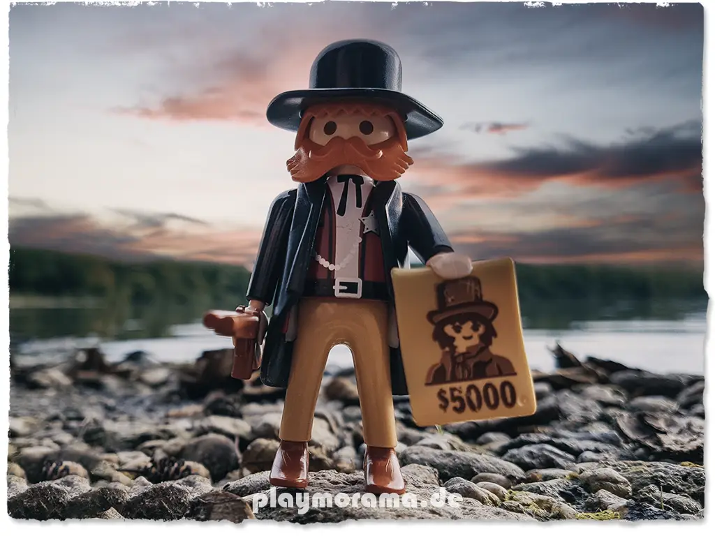 Der Playmobil Sheriff mit Steckbrief