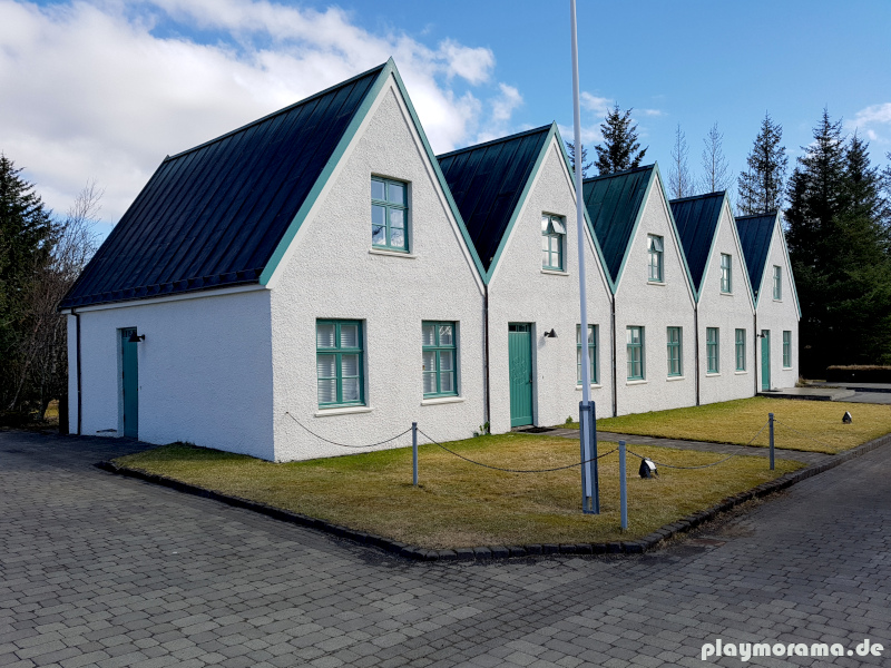 Häuser Thingvellir Im Nationalpark, Island