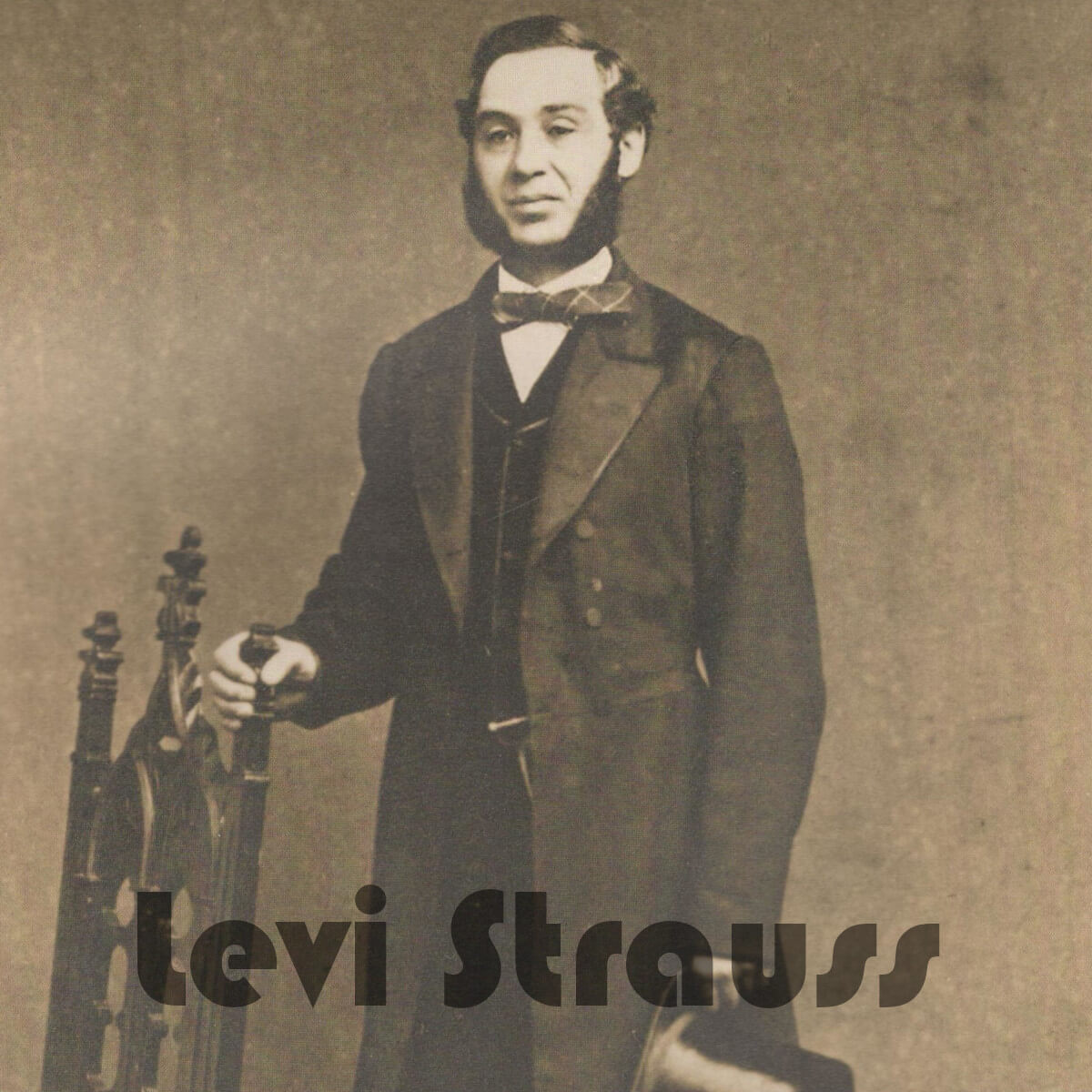 Ein historisches Foto von Levi Strauss