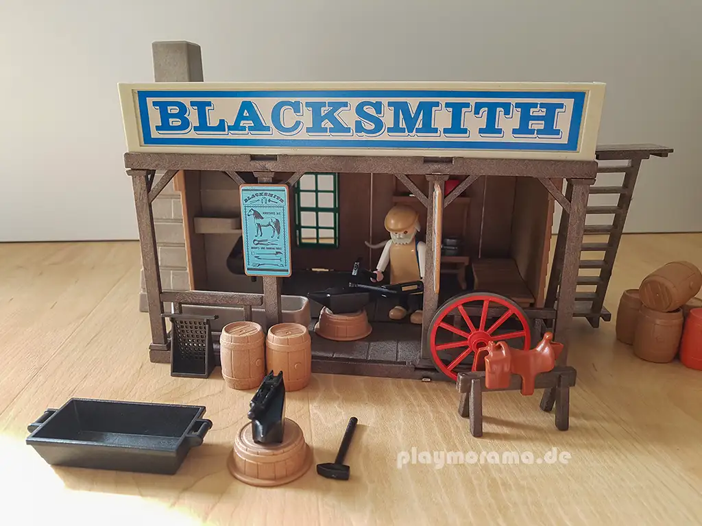 Playmobil Western Classic Gebäude Blacksmith 3430-A