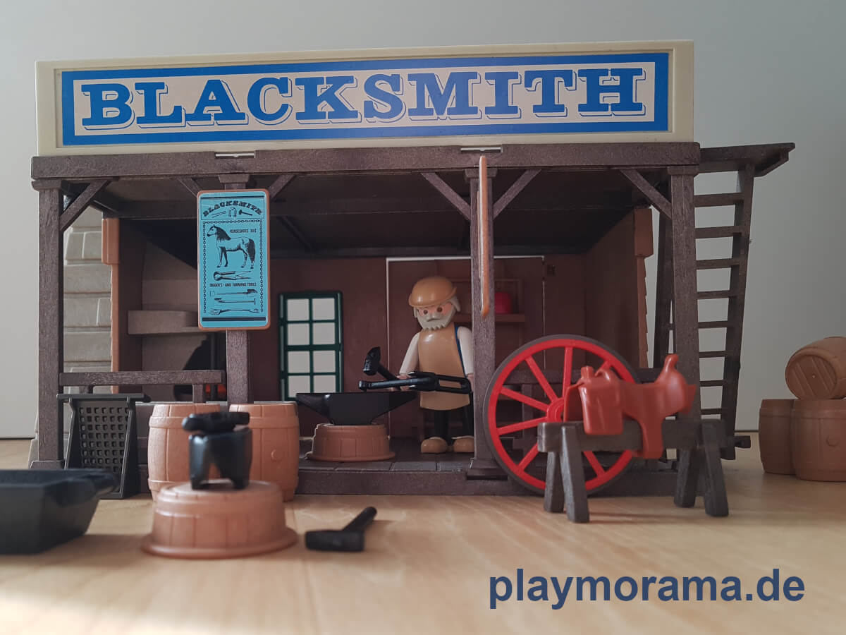 Playmobil Schmiede "Blacksmith 3430-A" von 1977