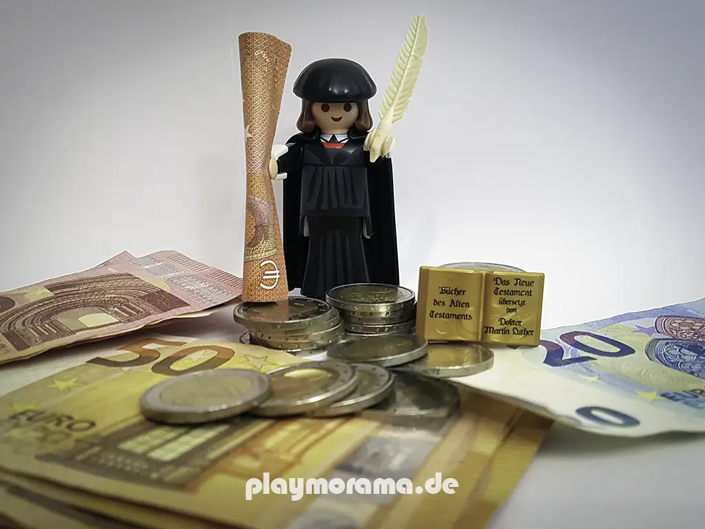 Zeitweise war die Figur von Martin Luther die teuerste Playmobil-Figur.