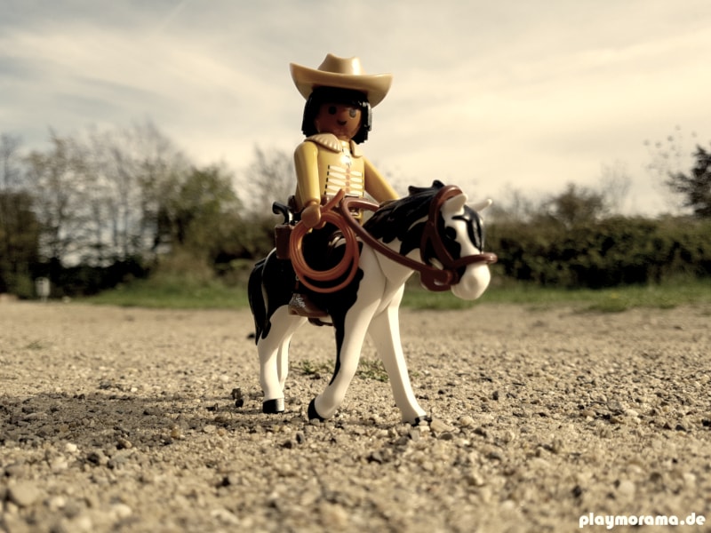Custom Playmobil Indianer, der ein Cowboy sein möchte