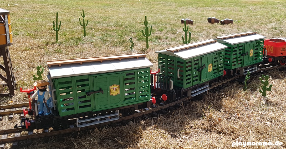 Die Western-Eisenbahn ersetzt nach und nach die Arbeit der Cowboys