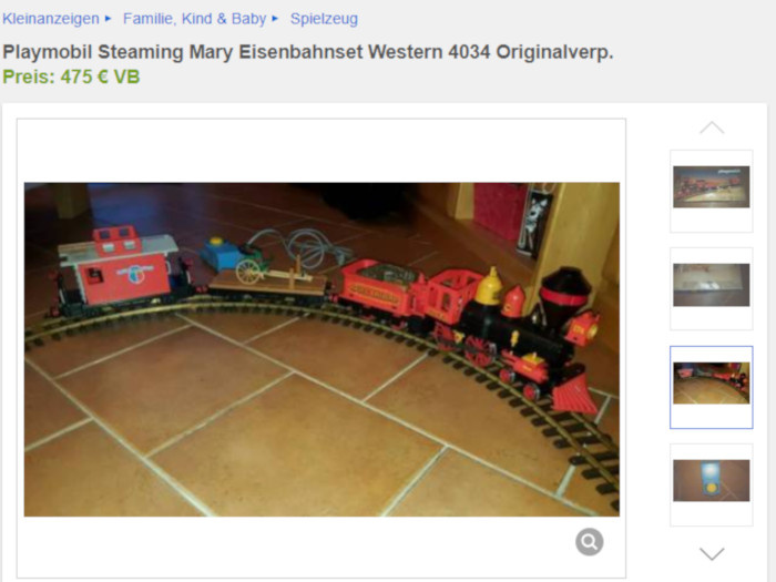 Dieses Angebot der Playmobil Western-Eisenbahn ist ein schlechter Witz