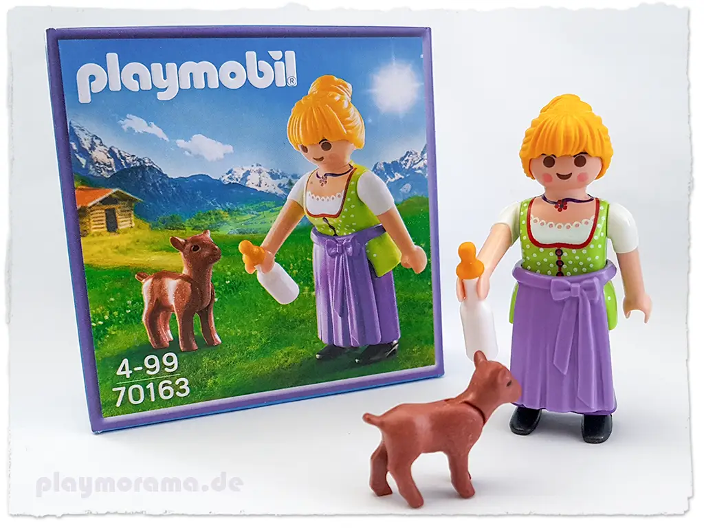 Playmobil Milka Figur 70163 - Frau mit Zieglein