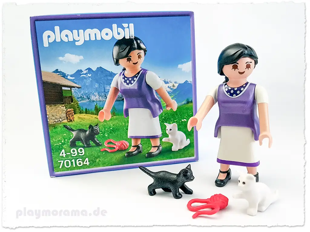 Playmobil Milka Figur 70164 - Frau mit Katzen