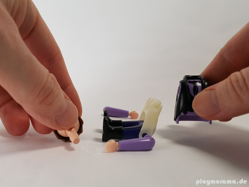 Playmobil Figur in Einzelteile zerlegt
