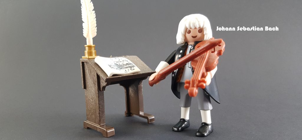 Figurine Playmobil® Johann Sebastian Bach - Série Personnages Historiques N°70135 - Neuf Sous Blister (BNIB)