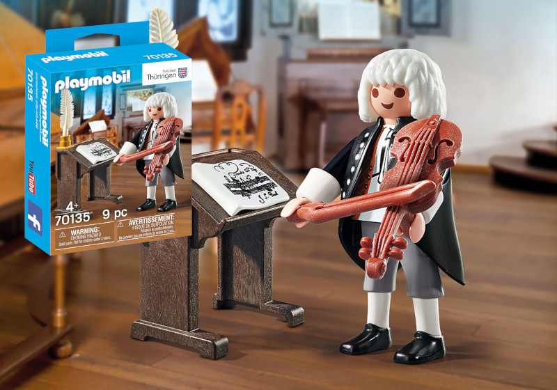 Motiv und Verpackung Playmobil J.S. Bach 70135