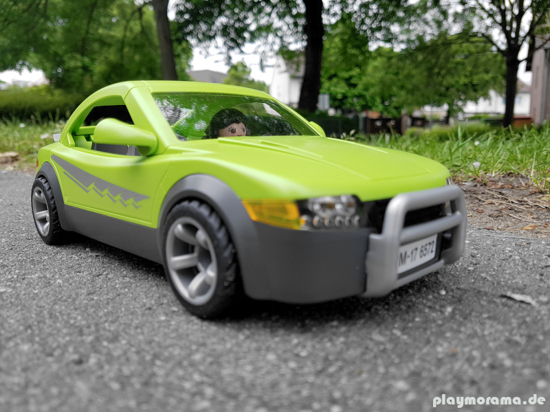 grüner Playmobil Sportwagen