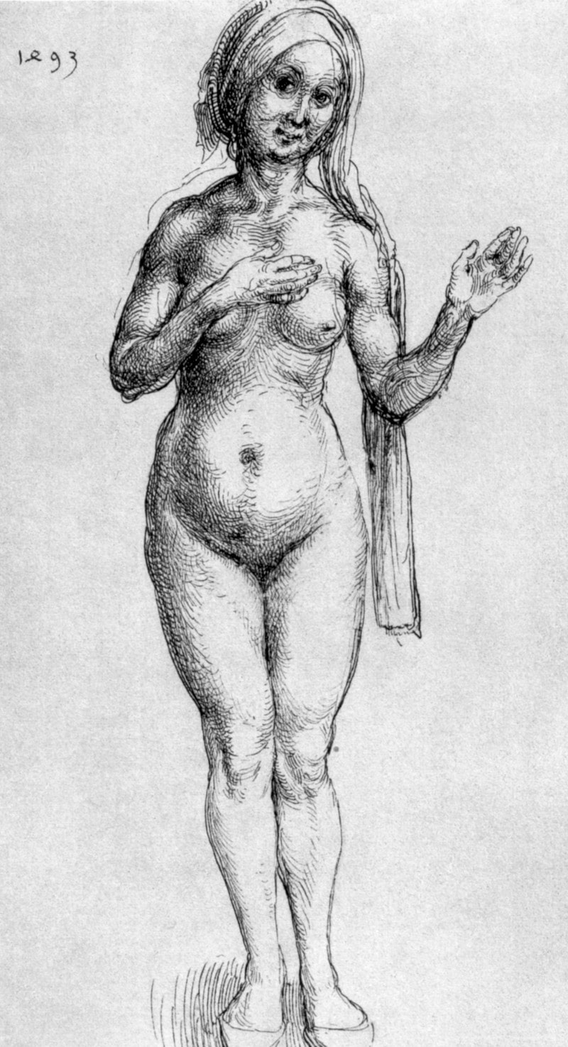 Albrecht Dürer – Die Erfindung des Aktes mit dem Gemälde "Badefrau"