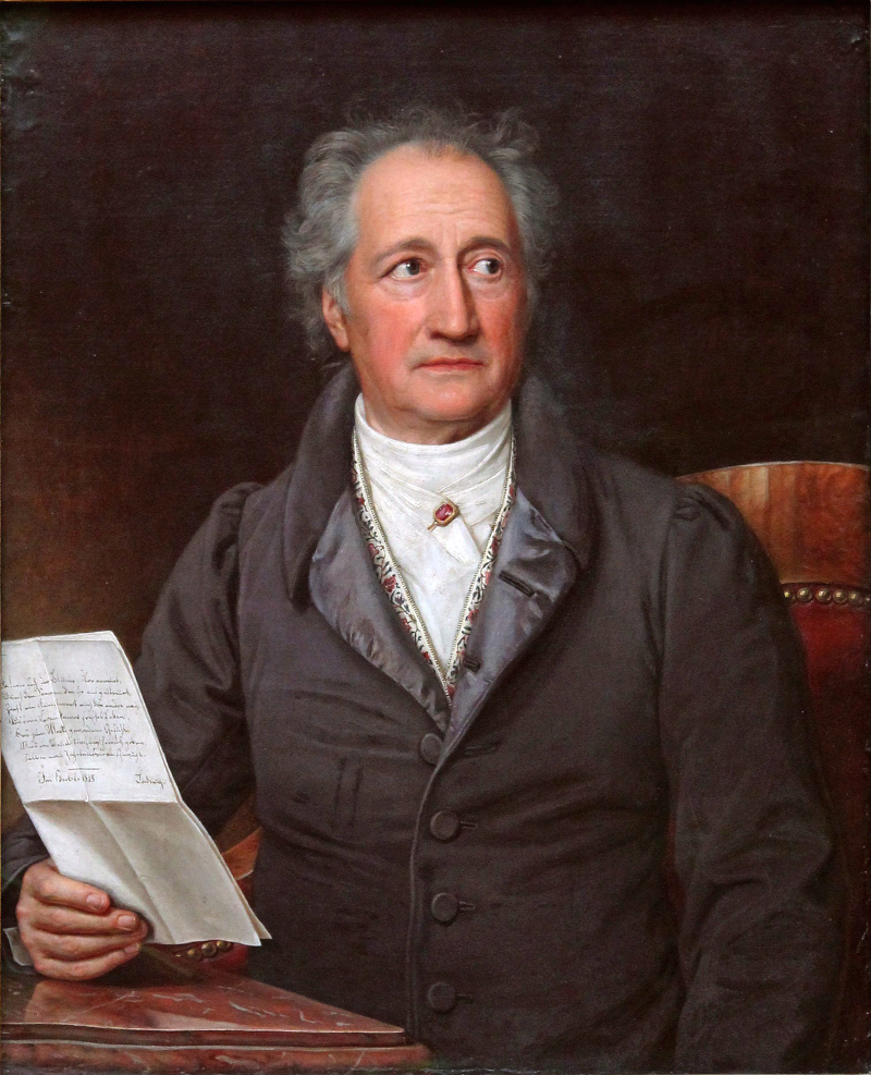 Johann Wolfgang von Goethe, Ölgemälde von Joseph Karl Stieler, 1828