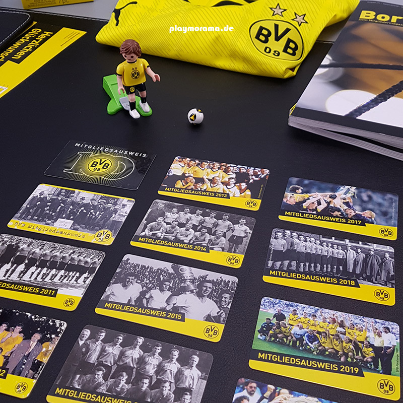 Mitgliedsausweise - Meine langjährige Mitgliedschaft bei Borussia Dortmund