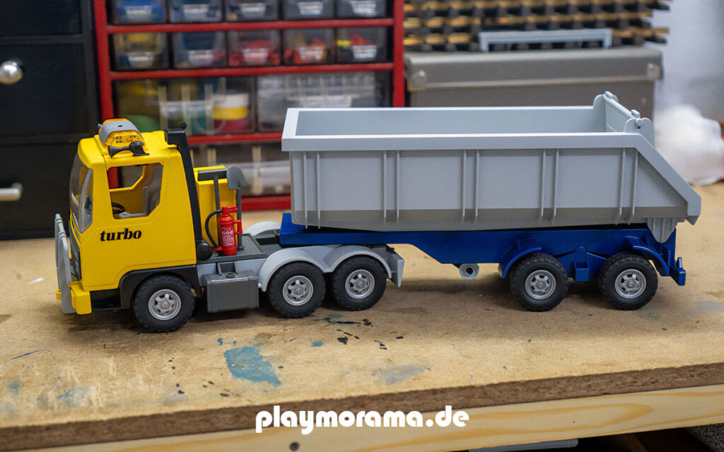 Playmobil Custom Sattelschlepper mit Mulde