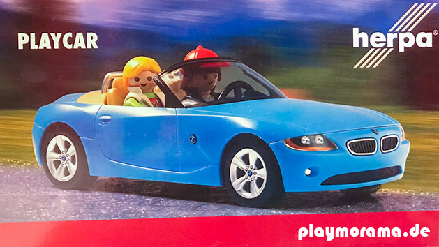 BMW Z4 Playcar mit Playmobil-Figuren