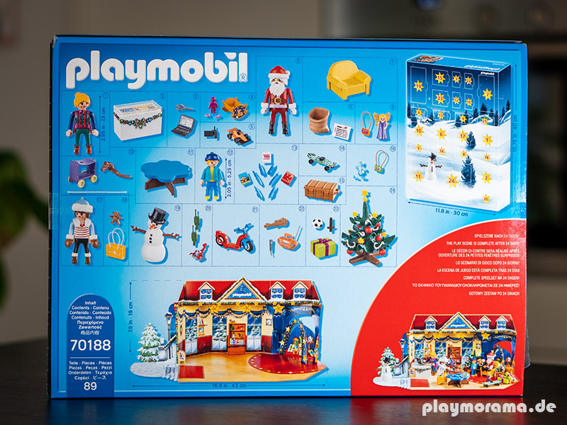 Viele Teile für die Playmobil-Weihnachtszeit