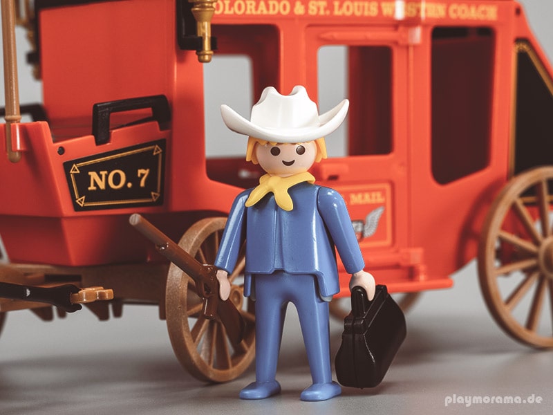 Playmobil Western Kutsche COWBOY aus 3245 Kutscher Postkutsche Figur Grundfigur 