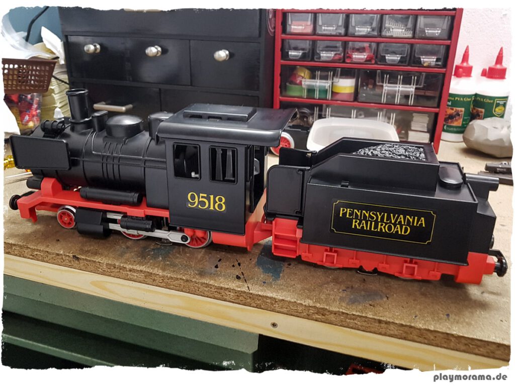 Playmobil Dampflok mit Tender (PRR) 4031 Pennsylvania Railroad