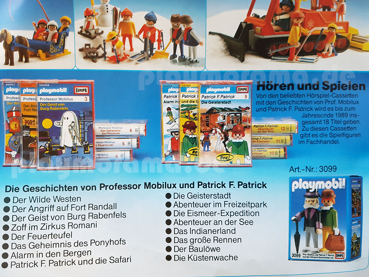 PLAYMOBIL (J392) EPOQUE 1900 - Homme Patrick F. Patrick Professeur