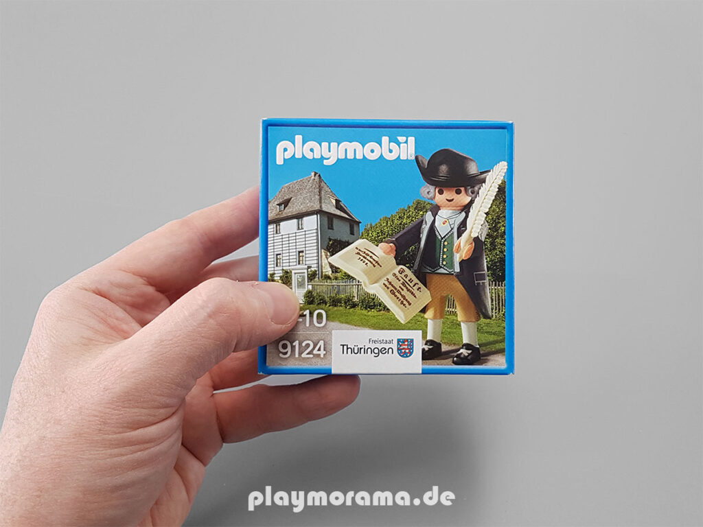 Playmobil 9124 Verpackung Johann Wolfgang von Goethe