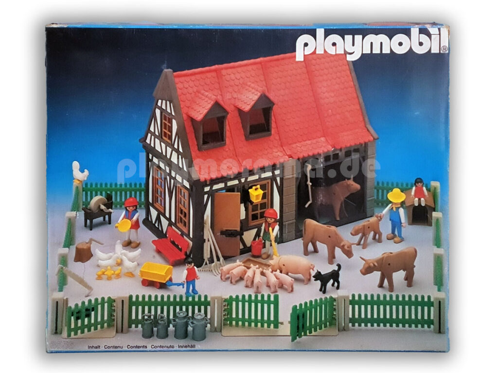 KArton Playmobil Bauernhaus 3556-A
