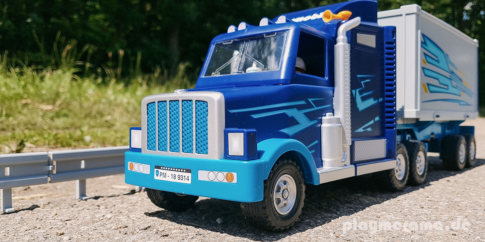 Playmobil blauer-Big Rig Truck