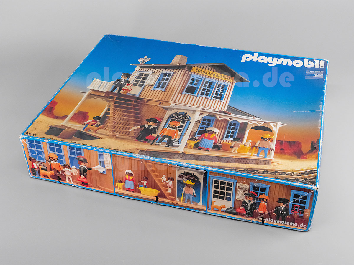 Playmobil 3770 Western Colorado Springs – Gare Vintage 1992 – Neuf En Boîte