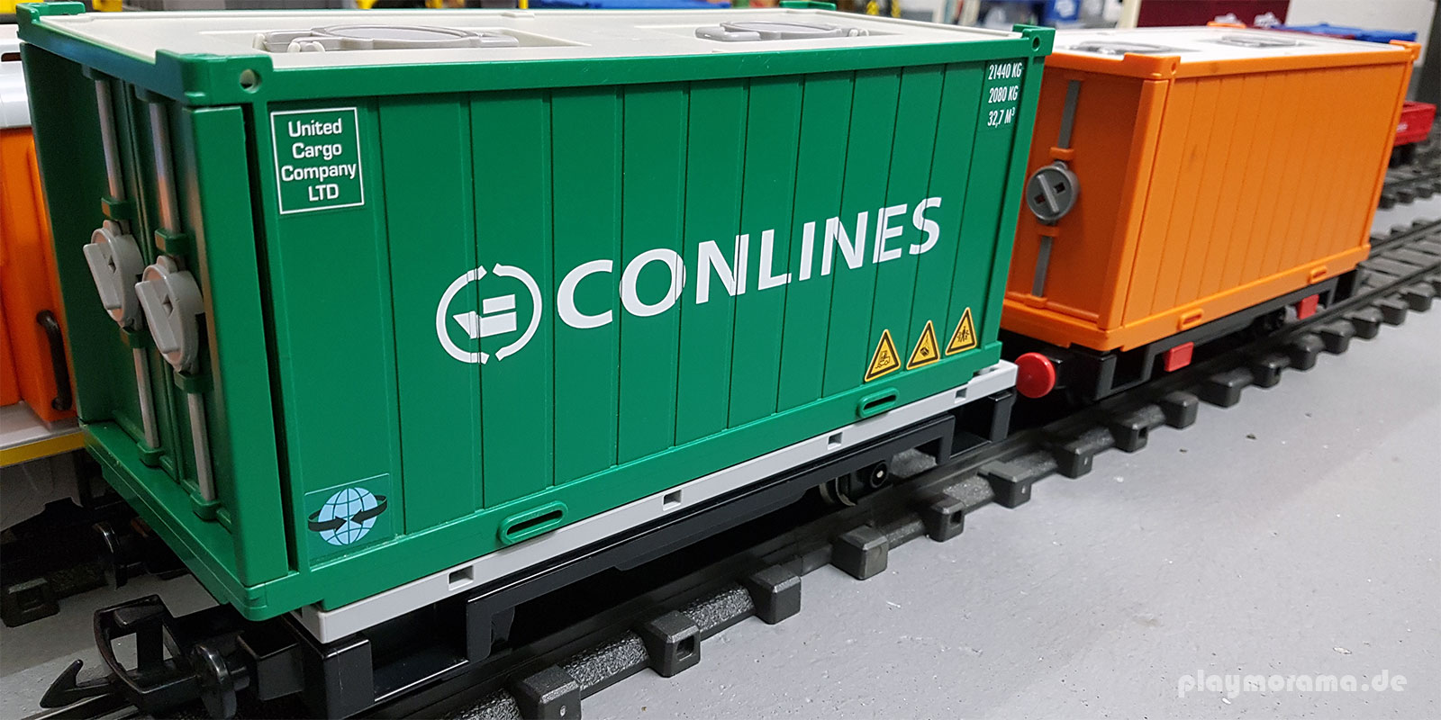 Playmobil Container Waggons