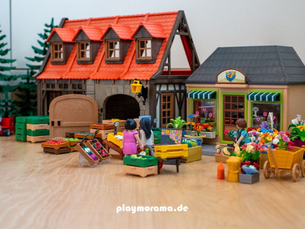 Neuauflage Playmobil Bauernhaus 4556, Haus 7145. 