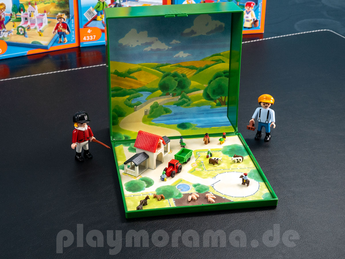 PLAYMOBIL Kleine Lokausfahrt - Spielset Mit Zug & Tieren