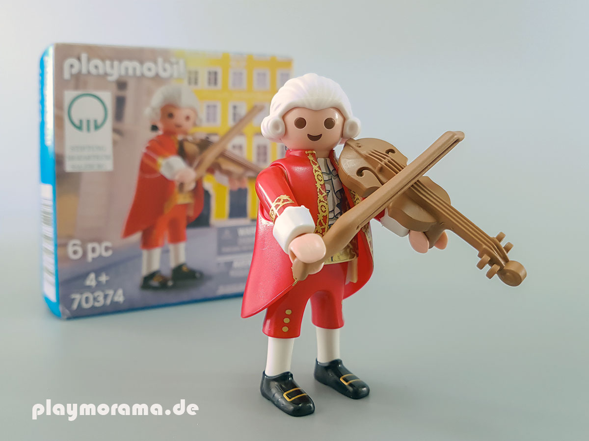 Lot Playmobil 9124 - Figurine Johann Wolfgang / Mozart, Thuringe - Occasion Complet