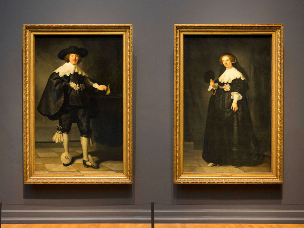 Jeweils 80 Millionen wert: „Porträt Marten Soolmans“ and „Porträt Oopjen Coppit“ von Rembrandt