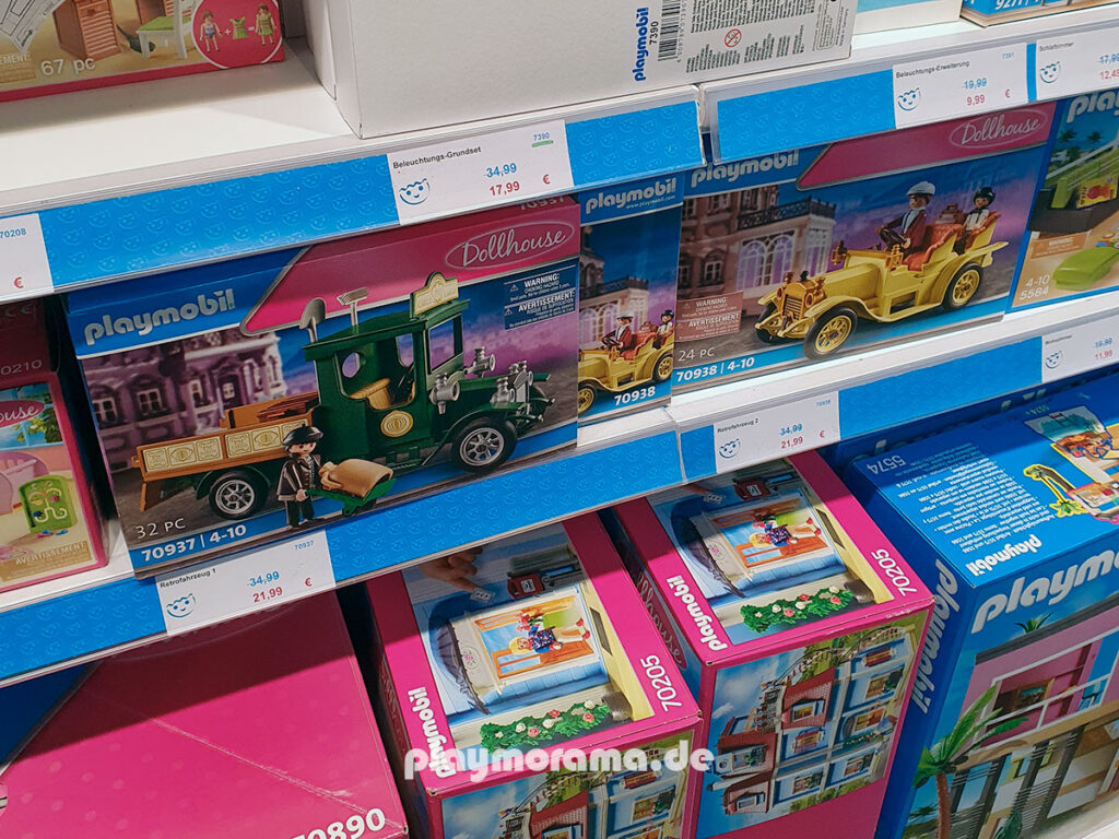 Neuauflage der Playmobil Nostalgie Oldtimer (Rosa Serie). Super Angebote im Playmobil Store Ochtrup.