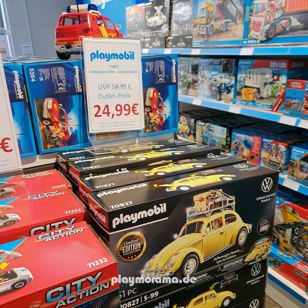 Playmobil VW Käfer limited Edition für 24,99€ im Outlet Store