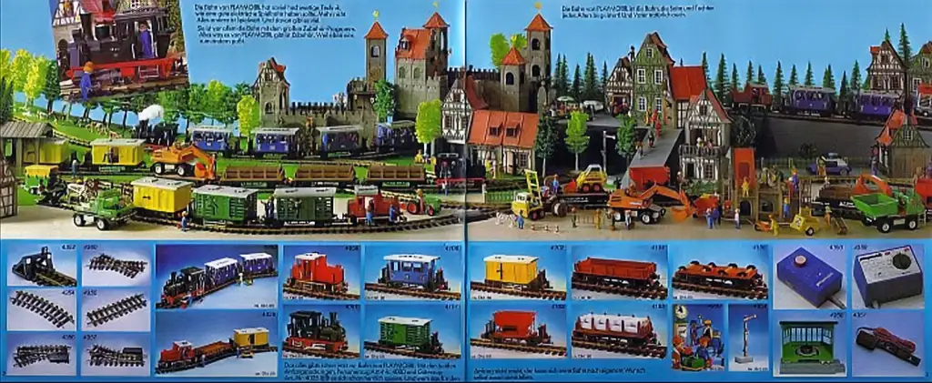 Playmobil Katalog 1980/1981 - Eisenbahn Artikel