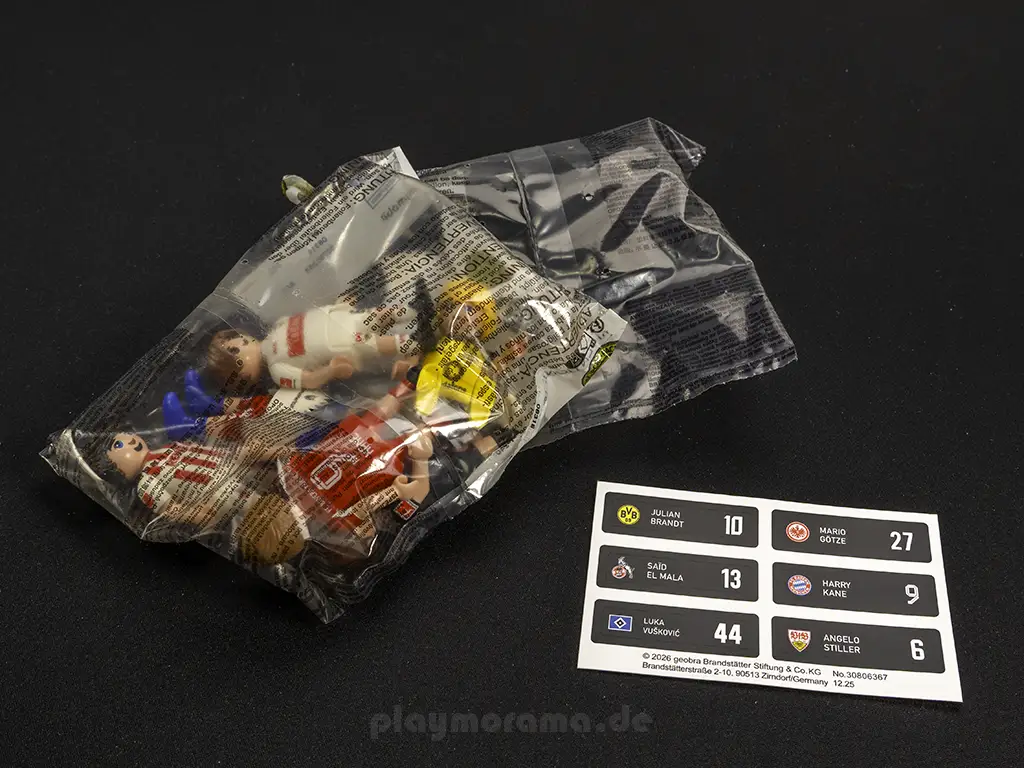 Playmobil Bundesliga Figuren im Folienbeutel