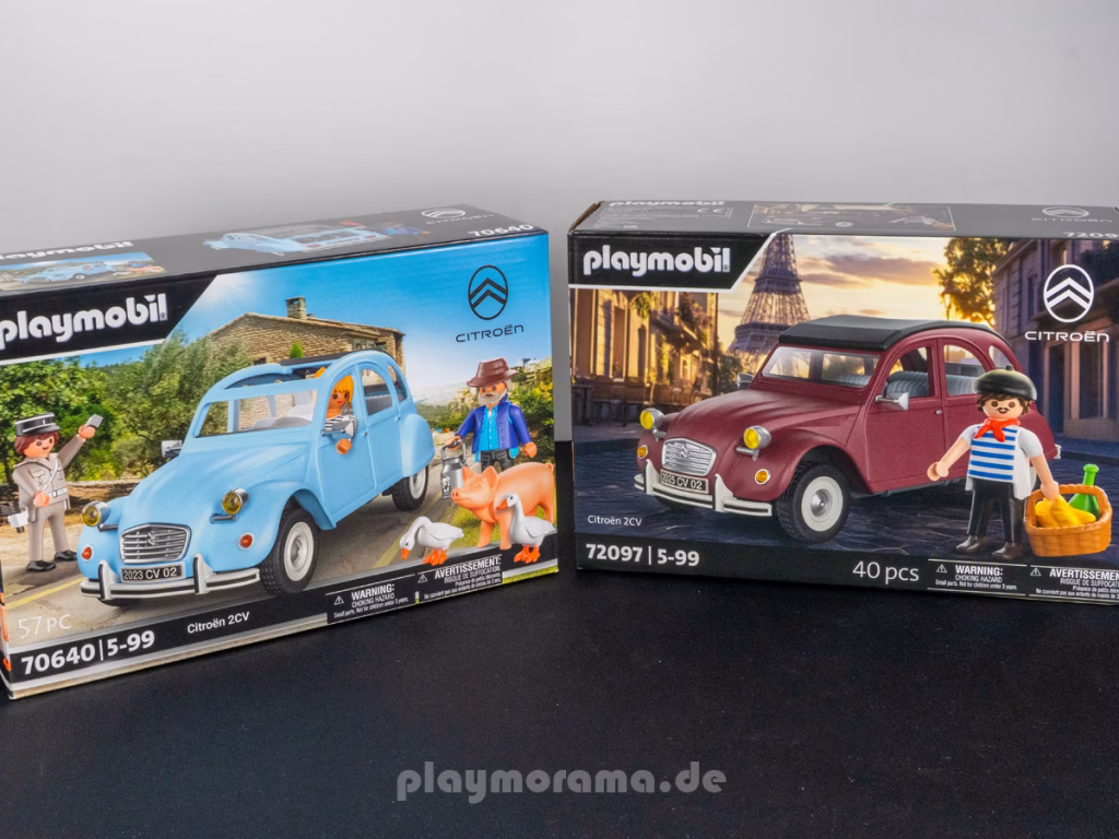 Kartons 70640 & 72097 Playmobil Citrön