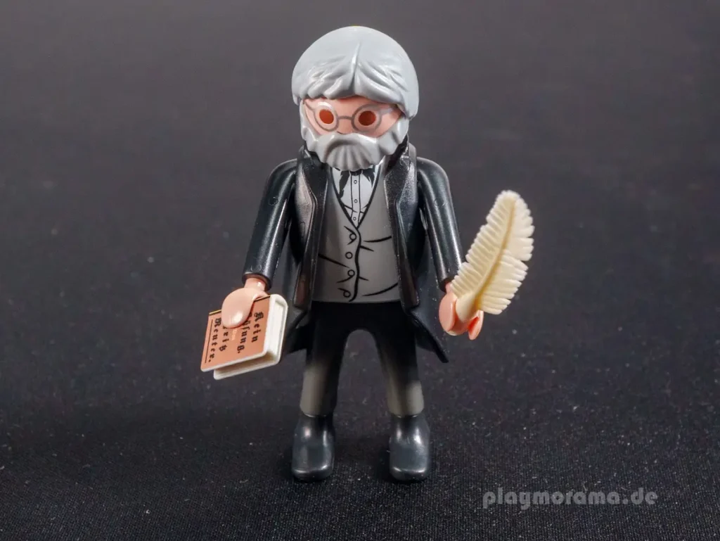 Playmobil-Sonderfigur Fritz Reuter 72111 in historischer Kleidung mit Bart“.