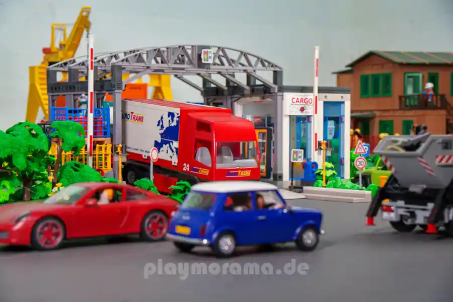 Hafen Terminal Einfahrt