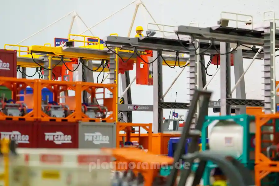 Playmobil Containerbrücken Eigenbau