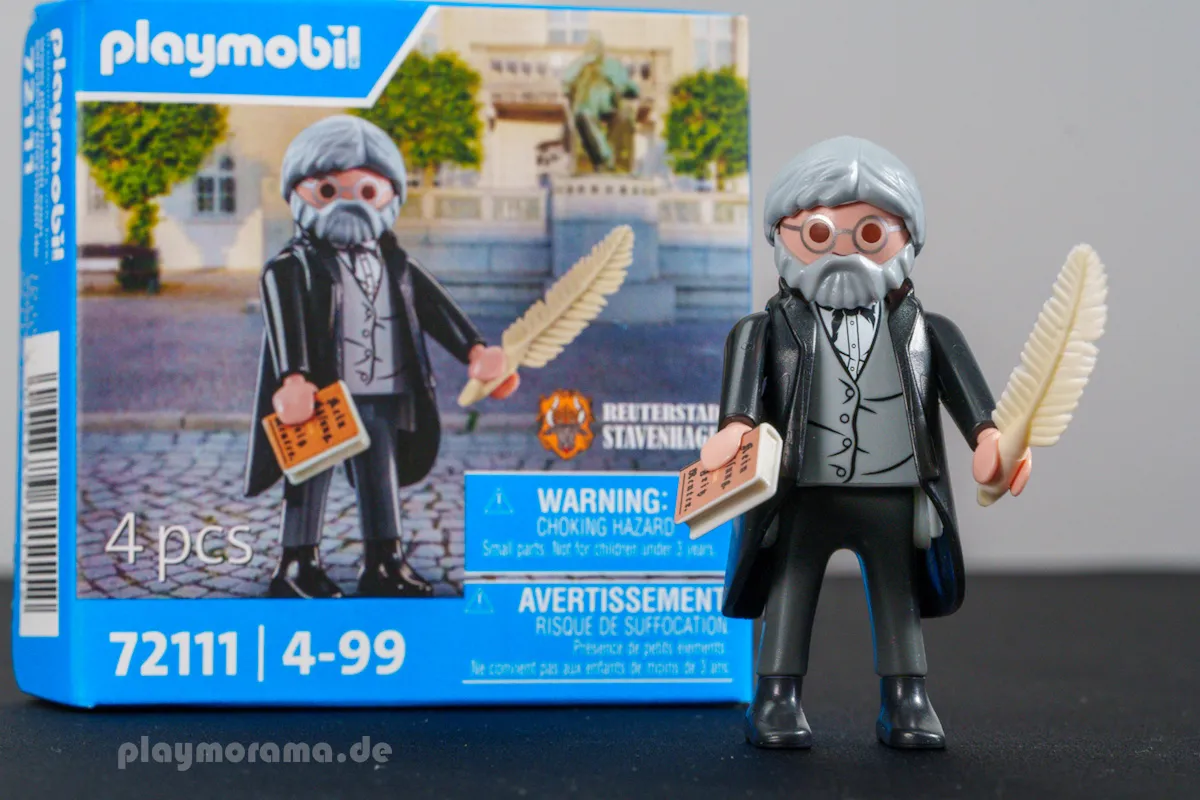Die Playmobil-Figur Fritz Reuter 72111