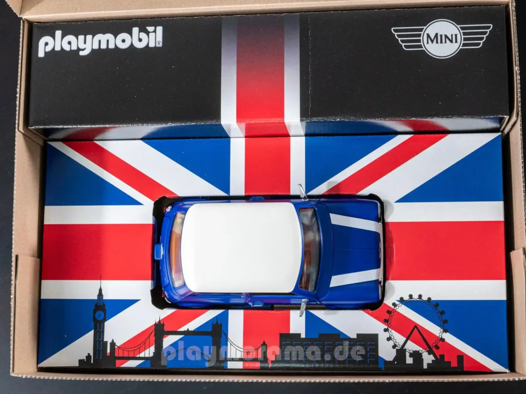 Verpackung Playmobil Mini Cooper